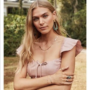 Kendra Scott NEW Ava necklace rose gold